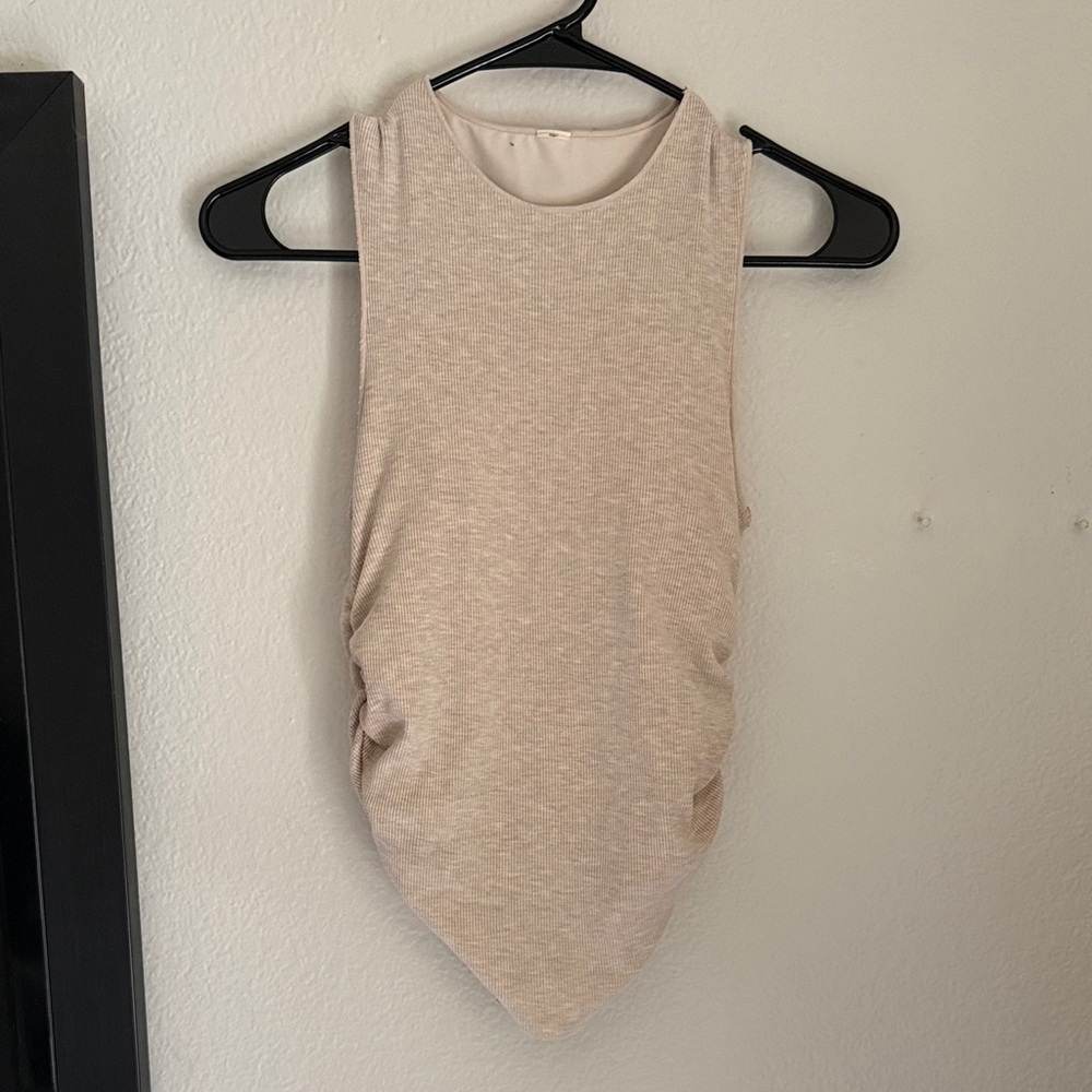 ALO Yoga Sleeveless Beige Women's Top